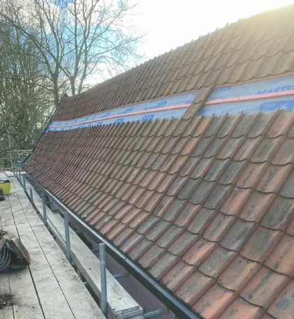 storm damaged roof